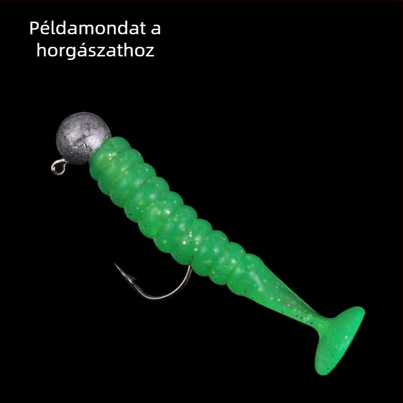 4 cm vagy 5,5 cm rezgő farokú, biobionikus puha csalétek bass és mandarin halakhoz