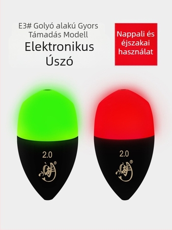 Elektronikus Apolló úszó E1–E3, ABS műanyag, 425–pines akkumulátor, tengeri és sziklához használt horgászathoz