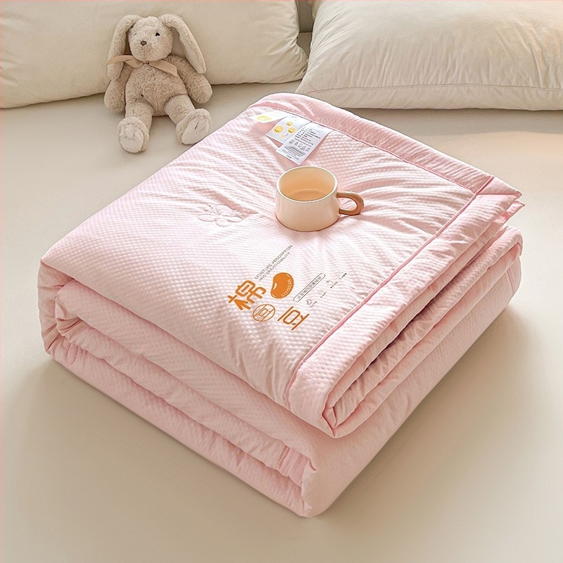 Nyári hűsítő paplan szója rost töltettel, gépi mosás, anyag: kémiai rost, twill szövés, 1.0-1.25 kg, egyszemélyes vagy kétszemélyes ágyhoz