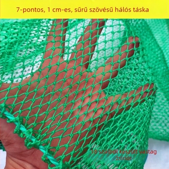 Erősített 18 szálas horgászháló apró szemmel élő halakhoz