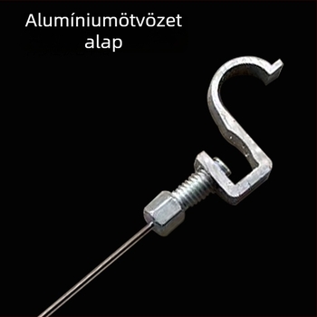 Rozsdamentes acél és alumínium ötvözetéből készült horgász pajzs tüske