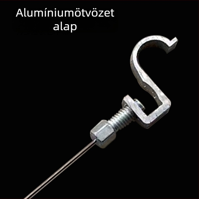 Rozsdamentes acél és alumínium ötvözetéből készült horgász pajzs tüske