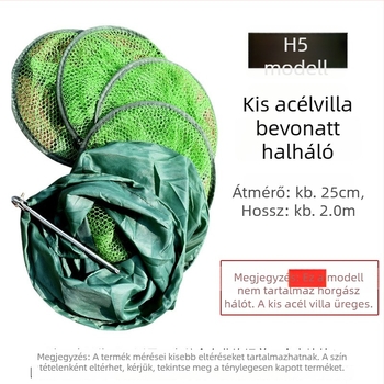Ragasztóbevonatú halvédő és gyorsan száradó hálós táska horgászathoz