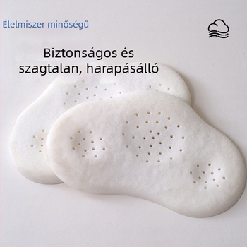A osztályú gyerekeknek szánt párna, légáteresztő és mosható, szilikon párna mag, félhold alakú, 1-6 éveseknek