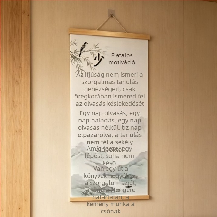 Új stílusú motivációs falikép tiniknek, otthonra, tanulószobába és osztályterembe