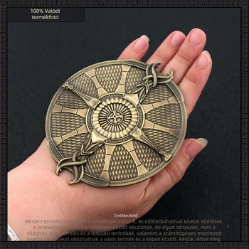 God of War Kratos Őrző Pajzs – modell teljes fémből készült, dísztárgy