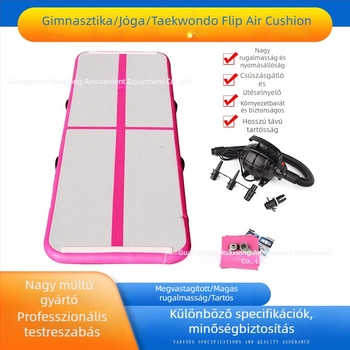 Felfújható kefés felületű edzőmat gimnasztikához, jóga, tánchoz és Taekwondohoz