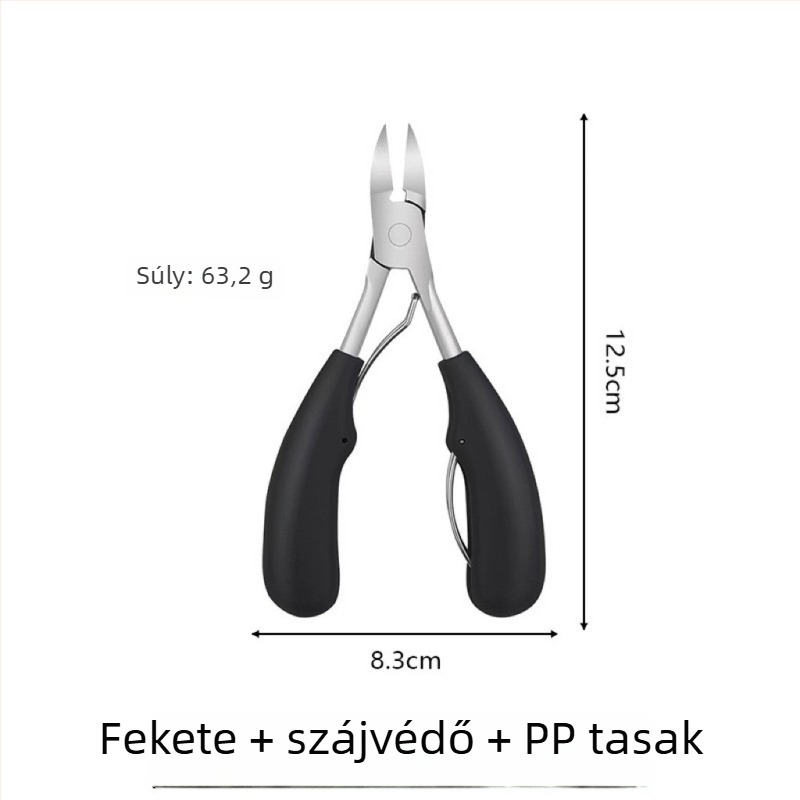 Prémium pedikűr eszköz: növekvő körömre tervezett körömvágó olló sascsőrrel