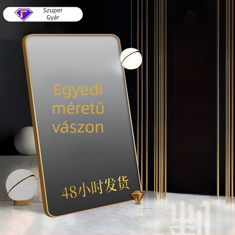 Modern Minimalist Keretbe Foglalt Dekoratív Festmény Nappali, Eloszoba és Hálószoba Számára — Alumíniumkeret, 9 mm vékony panel, Olajfestmény Vásznon, Testreszabható