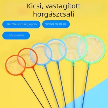 Akvarisztikus halfogó háló, kicsi, kör alakú