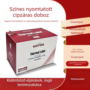 Zip-karton doboz, önzáró, könnyen téphető kozmetikai csomagolás, síknyílású kartondoboz, extrém kemény