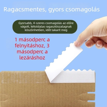 Zip-karton doboz, önzáró, könnyen téphető kozmetikai csomagolás, síknyílású kartondoboz, extrém kemény