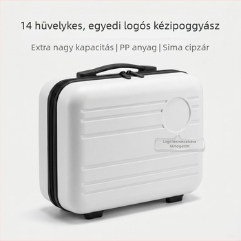 Koreai stílusú 14 hüvelykes sminktáska, nagy kapacitású tároló