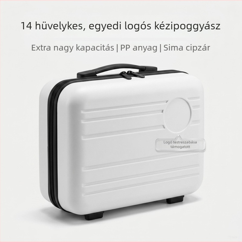 Koreai stílusú 14 hüvelykes sminktáska, nagy kapacitású tároló