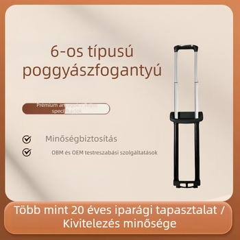 Beépített teleszkópos poggyászfogantyú — vasból készült kiegészítő poggyászokhoz és kozmetikai táskákhoz, egyedi nagykereskedelmi