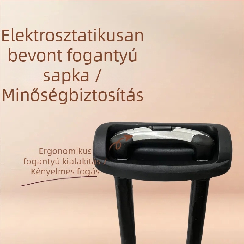 Beépített teleszkópos poggyászfogantyú — vasból készült kiegészítő poggyászokhoz és kozmetikai táskákhoz, egyedi nagykereskedelmi