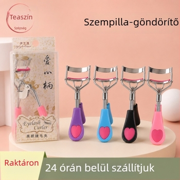 Széles látószögű szempillafésű, hordozható, tartós görbítés, nem csípi a szemhéjat