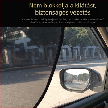 Autó napvédő és hőszigetelő panel, első szélvédő árnyékolóval és oldalsó ablak hálóval