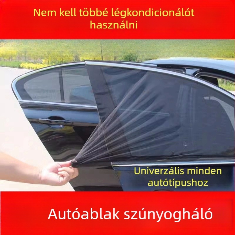 Autó szúnyogháló, lélegző ablakfüggöny, napvédő és hőszigetelés