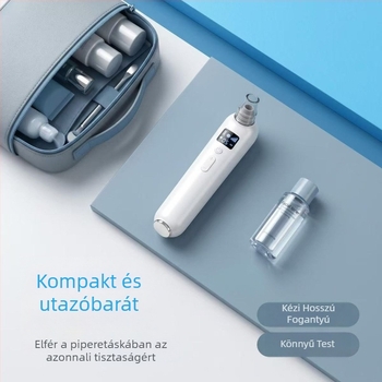 Otthoni fekete pötty szívó készülék, elektromos arcpuhító készülék pórusmelegítő kompresszióval pattanások és mitesszerek eltávolítására