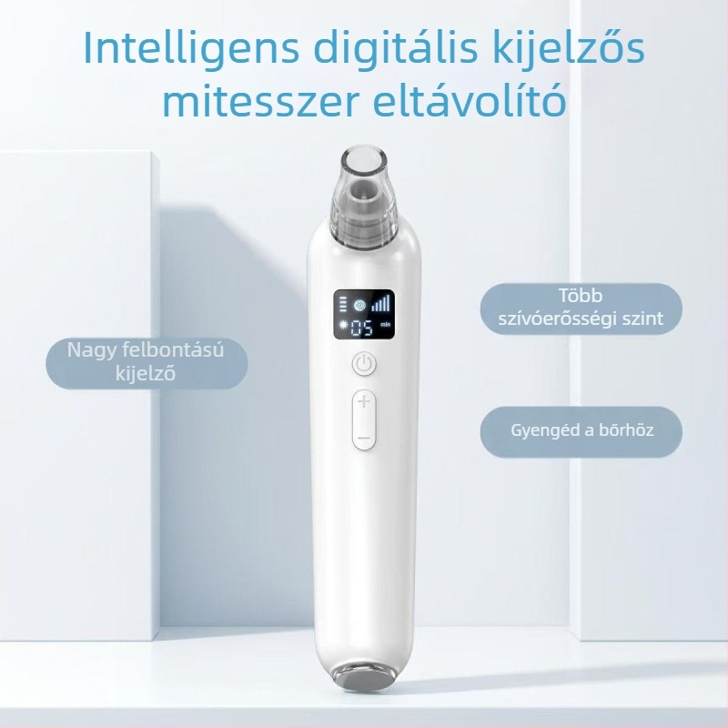 Otthoni fekete pötty szívó készülék, elektromos arcpuhító készülék pórusmelegítő kompresszióval pattanások és mitesszerek eltávolítására