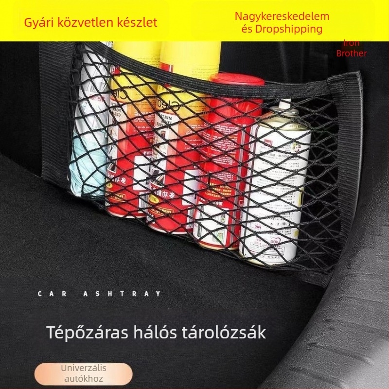 Autócsomagtartó háló és tároló táska