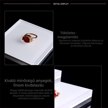 Akril ékszerbemutató állvány