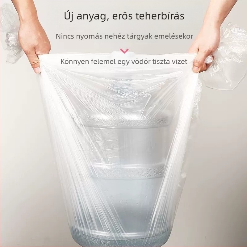 Egyszer használatos kád belső fólia kör kádhoz, vastag műanyag, gyerekeknek és felnőtteknek, összecsukható kád borító