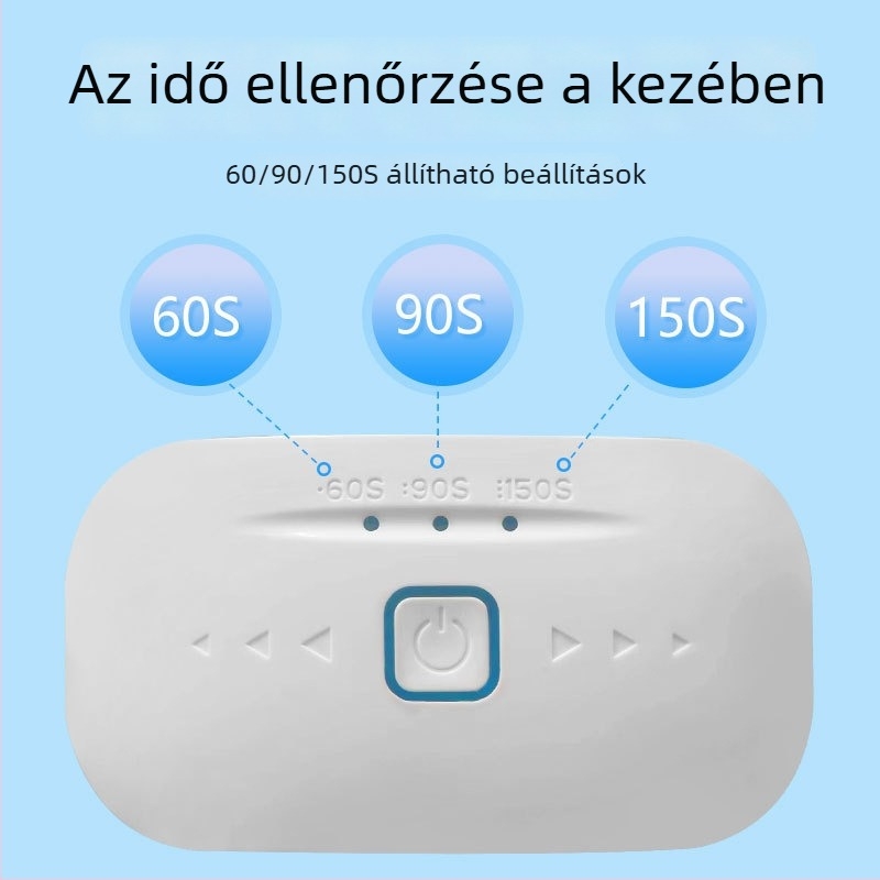 LED körömlámpa fototerápiás készülék, gyors UV-keményedés, fehér, modell XX-UV8