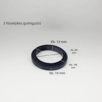 3 hüvelykes zárógyűrűvel ellátott lefolyó szelep monoblokk toaletthez, anti-illat gyűrű és gumitömítés
