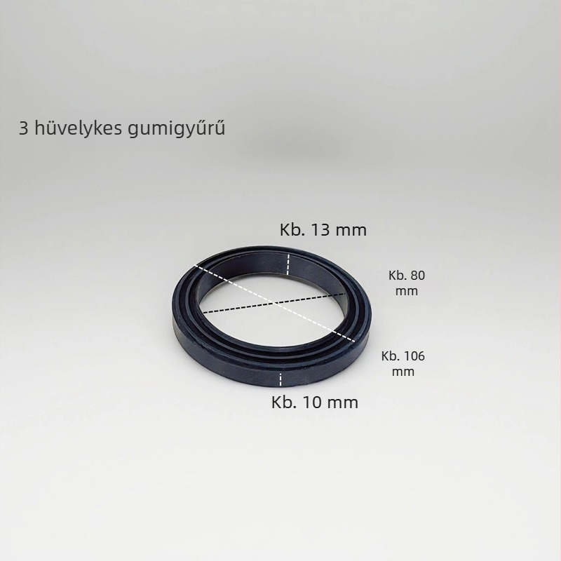 3 hüvelykes zárógyűrűvel ellátott lefolyó szelep monoblokk toaletthez, anti-illat gyűrű és gumitömítés