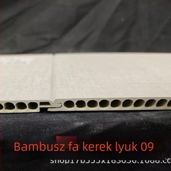Bambusz rostból készült integrált falpanelek belső dekorációhoz, szállodai folyosókhoz, önálló telepítés, szögek nélküli falpanelek