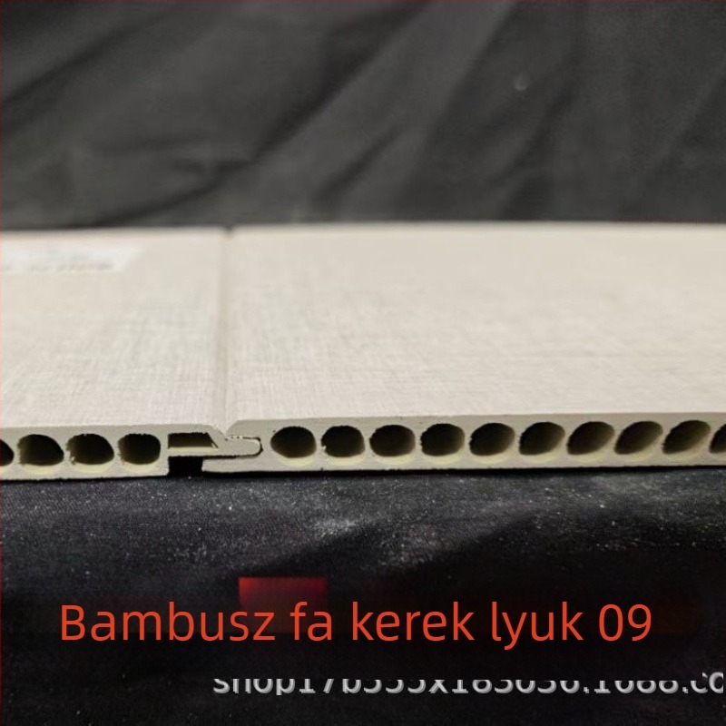 Bambusz rostból készült integrált falpanelek belső dekorációhoz, szállodai folyosókhoz, önálló telepítés, szögek nélküli falpanelek