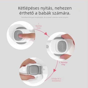 Gyermekbiztonsági zárak – 3 darab (véletlenszerű színek)