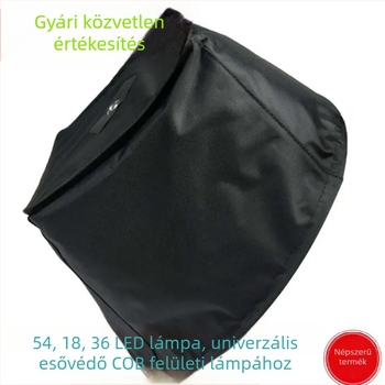 PAR-lámpák esővédő sapkája, szétbontás nélkül, festhető LED-lámpabúra, univerzális sugárzás, mozgófejes lámpa kültéri használathoz