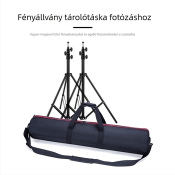 Nylon vízálló és ütésálló kamera- és tripod-táska, kompatibil sliderrel és fényállvánnyal