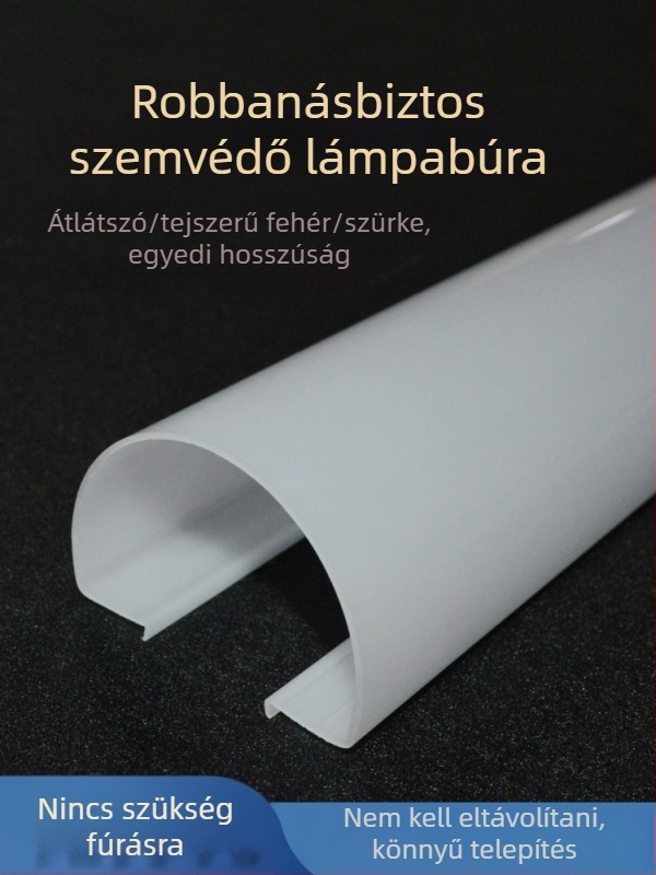 T5/T8 robbanásbiztos lámpaernyő, integrált üvegszűrő, anti-glare, gyerekszobába