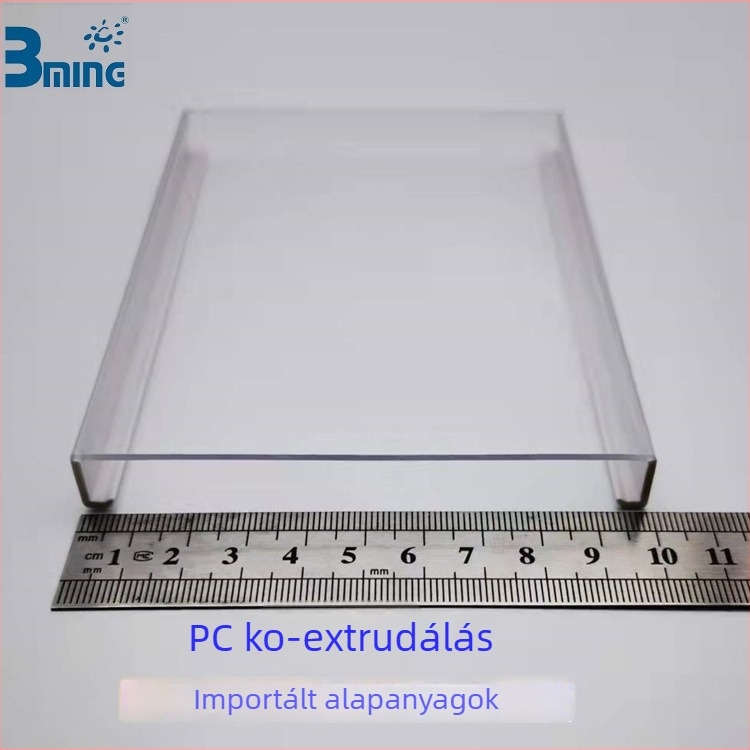 PC/PMMA extrudált profilok és kétszínű lámpabura, 100 mm, testreszabható forma