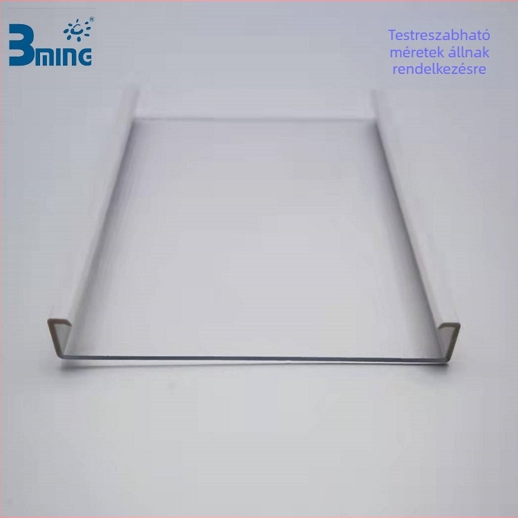 PC/PMMA extrudált profilok és kétszínű lámpabura, 100 mm, testreszabható forma