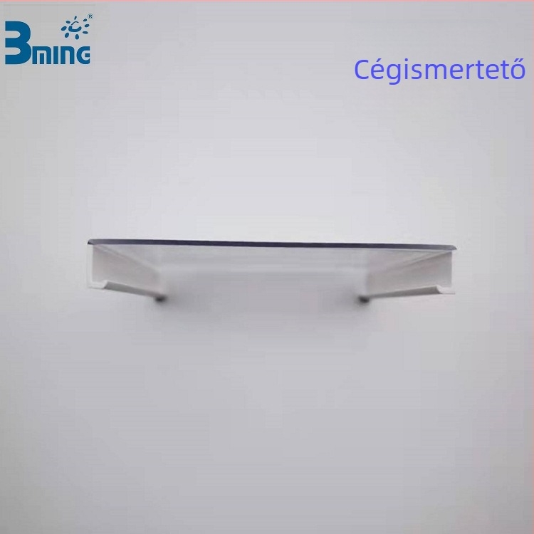 PC/PMMA extrudált profilok és kétszínű lámpabura, 100 mm, testreszabható forma