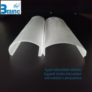 PC/PMMA extrudált lámpabúra Troffer- és grille világításhoz, személyre szabott formakészítés