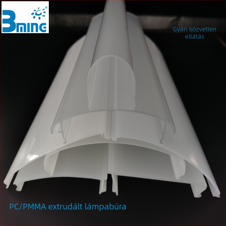 PC/PMMA extrudált lámpabúra Troffer- és grille világításhoz, személyre szabott formakészítés