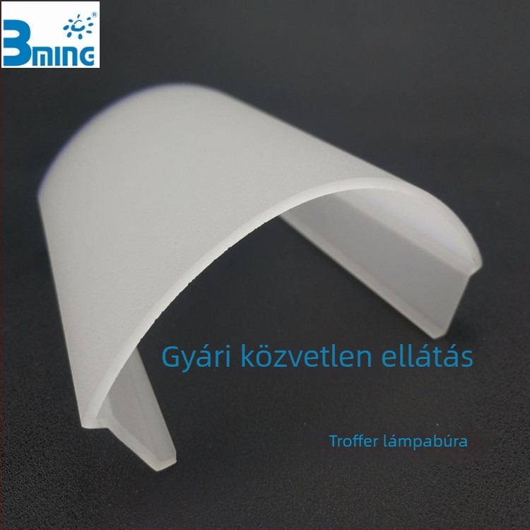 PC/PMMA extrudált lámpabúra Troffer- és grille világításhoz, személyre szabott formakészítés
