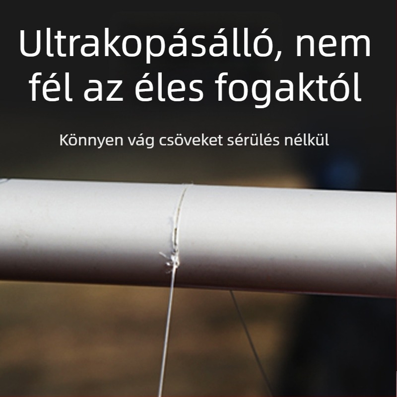 Nylon fő horgász damil, puha, nyúlásmentes, átlátszó gyöngyfűző damil DIY, több színben