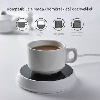 Isolált csészetartó alátét, hőmérséklet-szabályozó alap, melegítő párna, kreatív ajándék rendezvényekre
