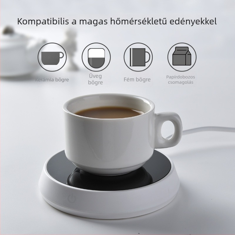 Isolált csészetartó alátét, hőmérséklet-szabályozó alap, melegítő párna, kreatív ajándék rendezvényekre