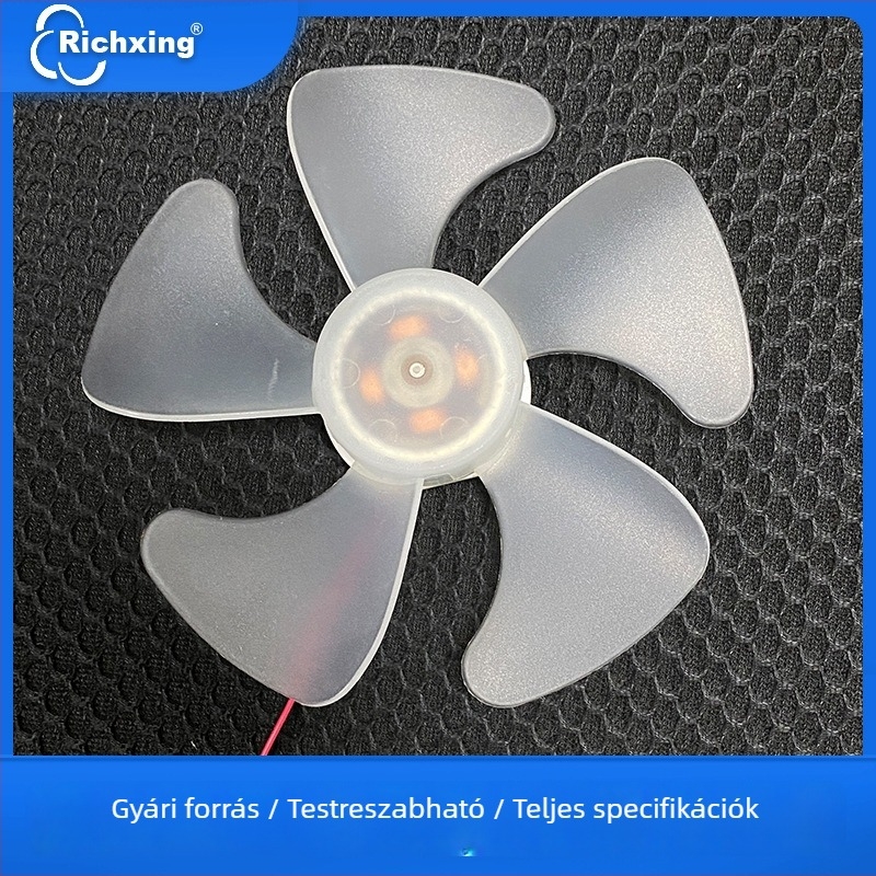 12V brushless motoros ventilátor LED világítással, 6 hüvelykes, lítiumakkumulátorral és integrált kör alapú, mini ventilátorokhoz