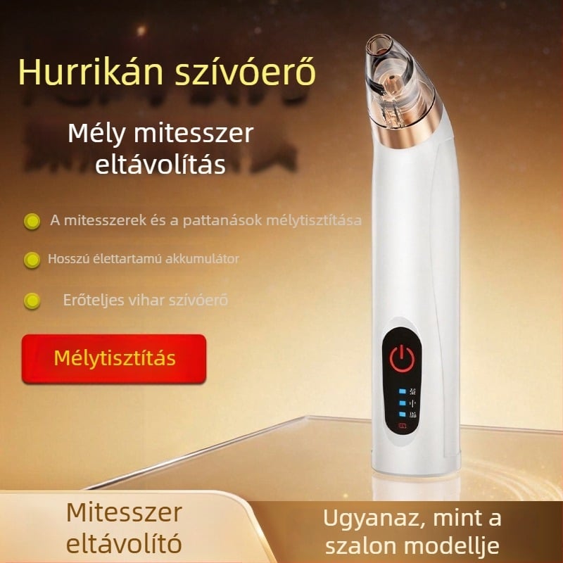 Shunxu 2604 Elektromos fekete mitesszer felszívó készülék vizuális pórustisztítóval az arc számára
