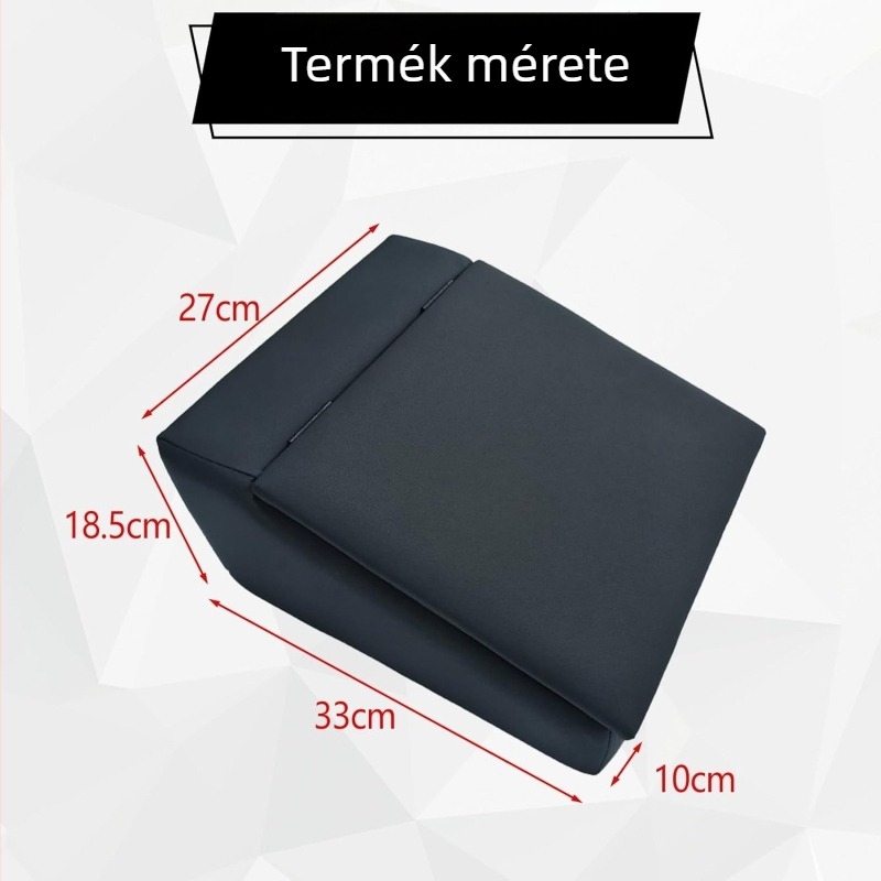 Universális autó lábtámasz párna beépített tárolóval cipőkhöz