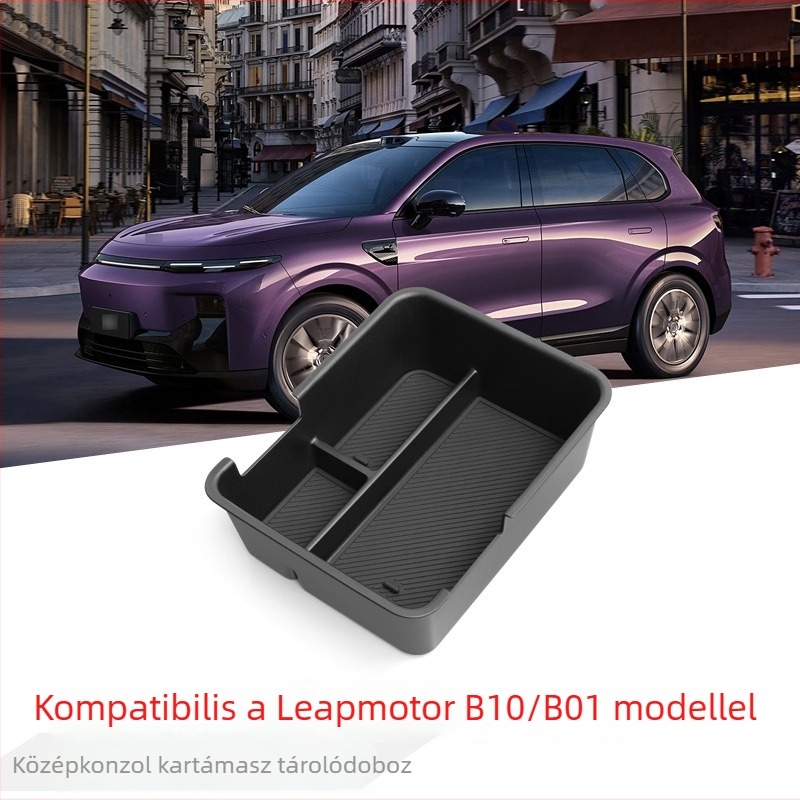 Leapmotor B01-hez könyöklő tároló – 25 modellel kompatibilis, középkonzol-autószervező